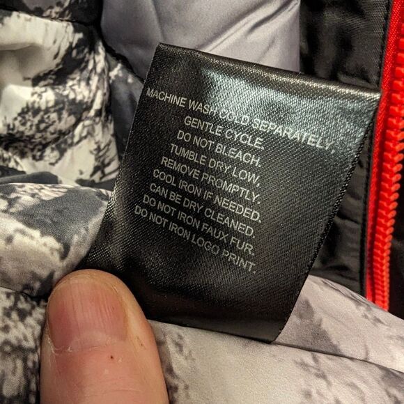 NWT VRY WRM Mens Polar Oxford Snorkel hooded black gray Sherpa Coat jacket XXL - Picture 7 of 14